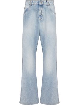 Balmain: Прямые джинсы 