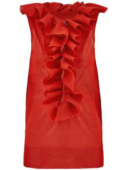 Salvatore Ferragamo: Топ из шерсти 