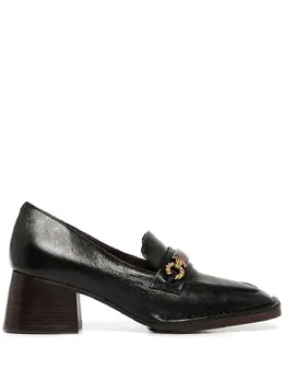 Tory Burch: Чёрные лоферы 
