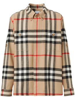 Burberry: Винтажная рубашка Vintage Check