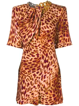 Stella McCartney: Платье с леопардовым принтом 