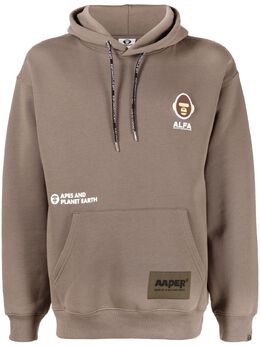 AAPE BY *A BATHING APE®: Тёмная толстовка