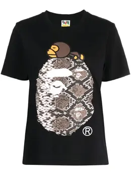 A BATHING APE®: Футболка с принтом