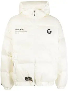 AAPE BY *A BATHING APE®: Белая куртка 