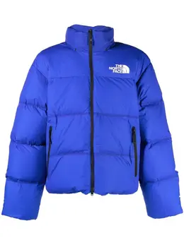 The North Face: Голубая куртка Nuptse