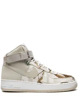 Nike: Светлые кроссовки Air Force 1 High