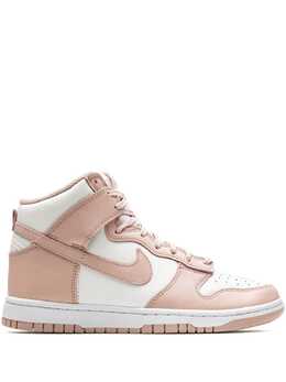 Nike: Светлые кроссовки  Dunk High