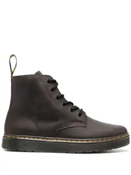 Dr. Martens: Коричневые ботинки 