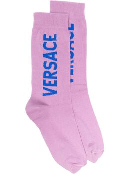 Versace: Розовые носки 