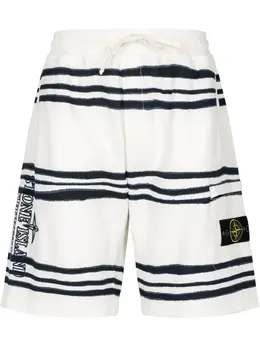 Supreme: Шорты  Stone Island в полоску