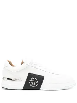 Philipp Plein: Белые кроссовки 