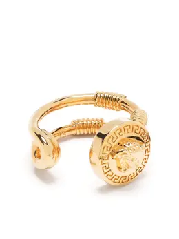 Versace: Кольцо  Safety Pin