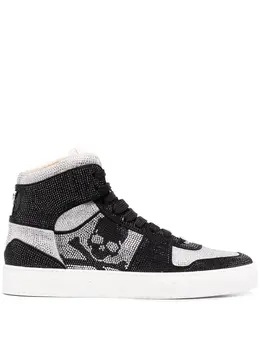 Philipp Plein: Чёрные кроссовки 