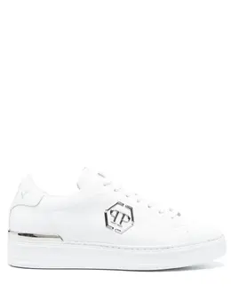 Philipp Plein: Белые кроссовки  Hexagon