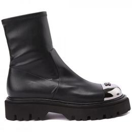 Casadei: Чёрные ботинки 