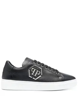 Philipp Plein: Чёрные кроссовки  Hexagon