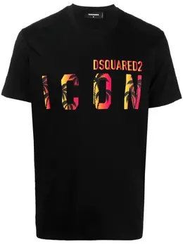 Dsquared2: Футболка  Icon с принтом