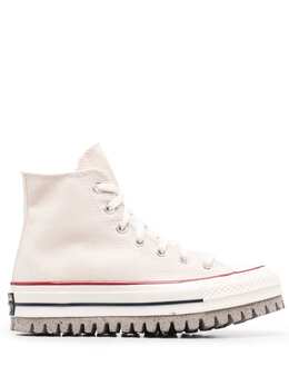 Converse: Бежевые кроссовки  Chuck 70 Hi