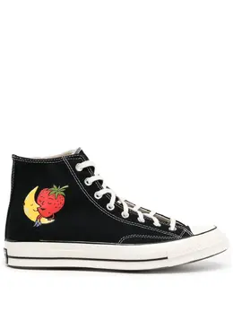 Converse: Чёрные кроссовки 