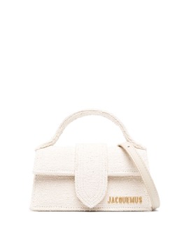 Jacquemus: Белая сумка-шоппер Le Bambino Long