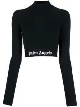 Palm Angels: Чёрный топ 