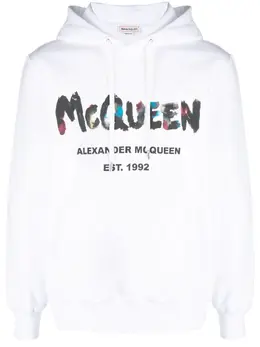 Alexander McQueen: Толстовка  Graffiti с принтом