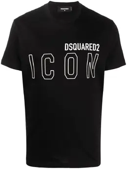 Dsquared2: Футболка  Icon с принтом