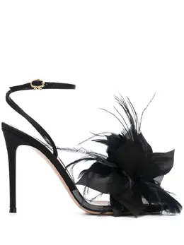 Gianvito Rossi: Чёрные сандалии 