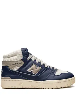 New Balance: Синие кроссовки 
