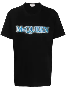 Alexander McQueen: Футболка с принтом 