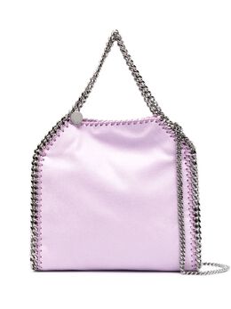 Stella McCartney: Фиолетовая сумка-шоппер Falabella Mini