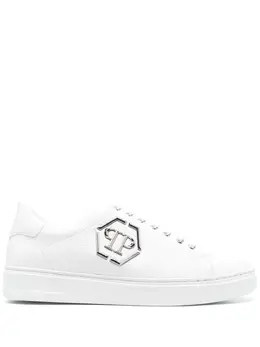 Philipp Plein: Белые кроссовки 
