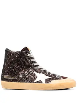 Golden Goose: Коричневые кроссовки  Francy