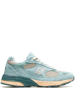 New Balance: Светлые кроссовки 