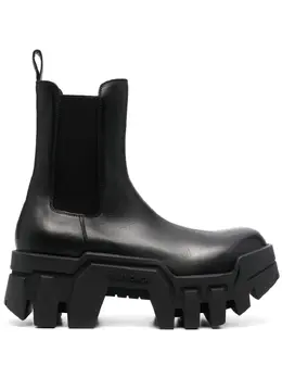 Balenciaga: Чёрные ботинки  Bulldozer