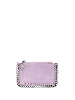 Stella McCartney: Фиолетовый картхолдер Falabella