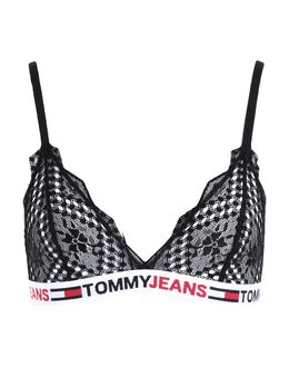 TOMMY JEANS: Чёрный бюстгальтер 