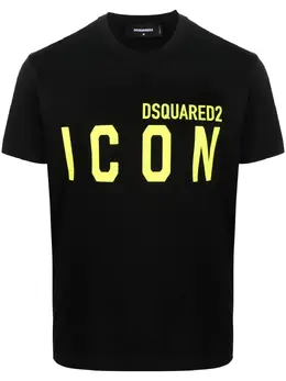 Dsquared2: Футболка  Icon с принтом