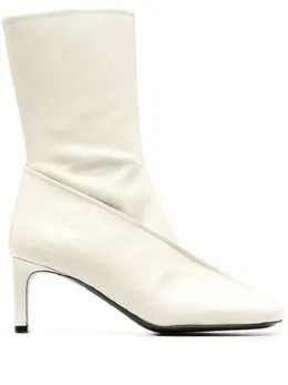 Jil Sander: Белые ботинки 