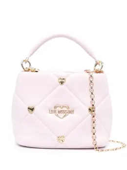 Love Moschino: Розовая сумка-шоппер 