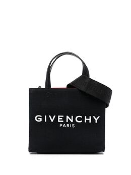 Givenchy: Чёрная сумка-шоппер  G