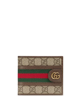 Gucci: Бежевый кошелёк Ophidia