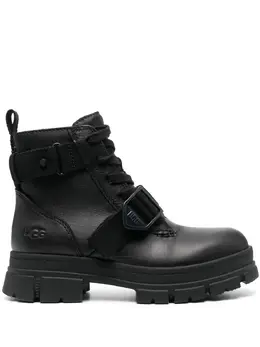 UGG: Чёрные ботинки 