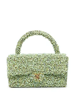 Chanel Pre-Owned: Зелёная сумка 
