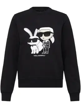 Karl Lagerfeld: Чёрный свитшот Choupette