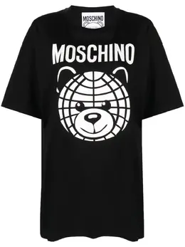 Moschino: Футболка  Teddy Bear с принтом