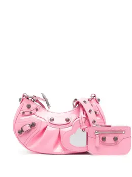 Balenciaga: Розовая сумка  Le Cagole