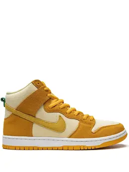Nike: Жёлтые кроссовки  SB Dunk High