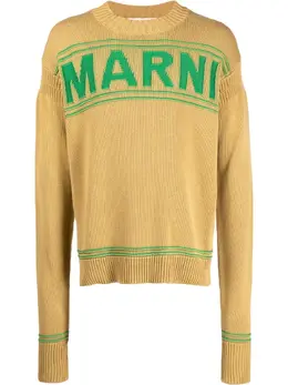 Marni: Свитер с принтом 