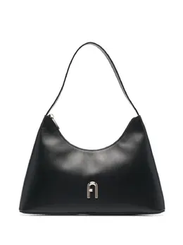 Furla: Чёрная сумка 